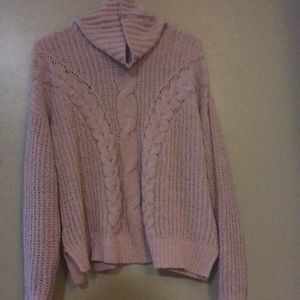 Cute pink sweater for the winter, very soft